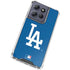 MLB Los Angeles Dodgers - Solid Distressed Moto G Play 5G (2025) Clear Case